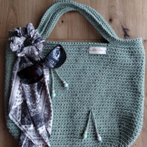 Jasnozielona torba shopperka